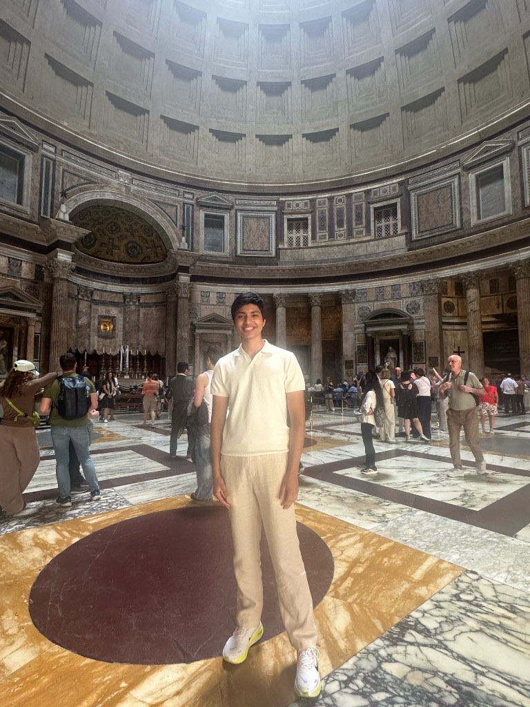 Me at the Pantheon in Rome
